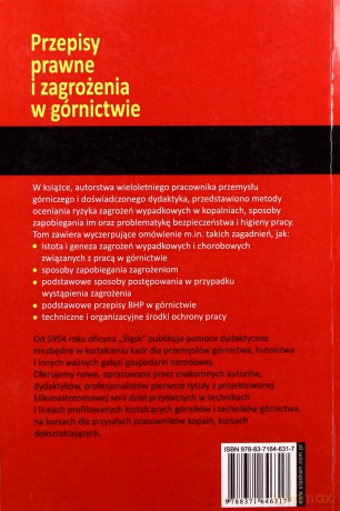 Przepisy prawne i zagrożenia w górnictwie - Damian Macek [KSIĄŻKA]