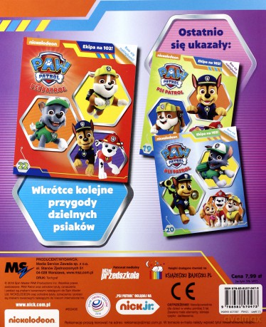 Psi patrol Ekipa na 102! [KSIĄŻKA]