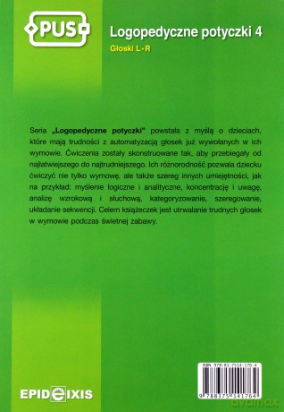 PUS Logopedyczne potyczki 4 Głoski L-R [KSIĄŻKA]