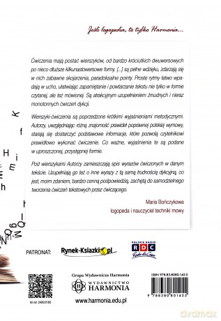 Rymowane ćwiczenia wyrazistości mowy - Elżbieta Szwajkowska, Witold Szwajkowska [KSIĄŻKA]