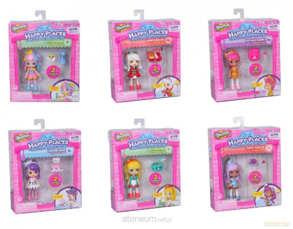 Shopins HappyPlaces S1 Lalka i 2 figurki mix [FIGURKA]