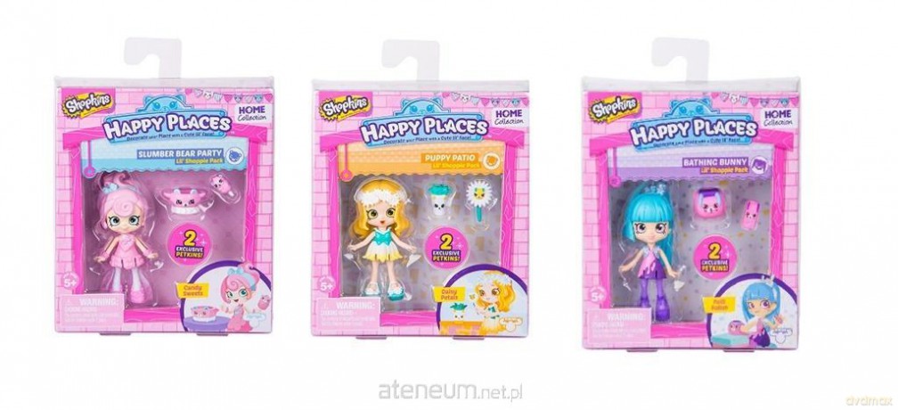 Shopkins HappyPlaces S2 Zestaw z lalką, mix [FIGURKA]