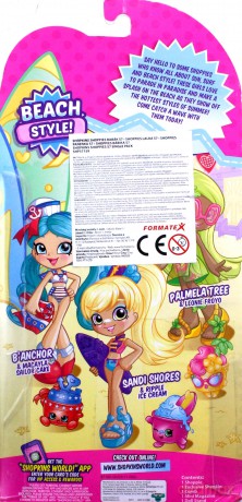 Shopkins Shoppies W2 Laleczka Beach Style mix [FIGURKA]