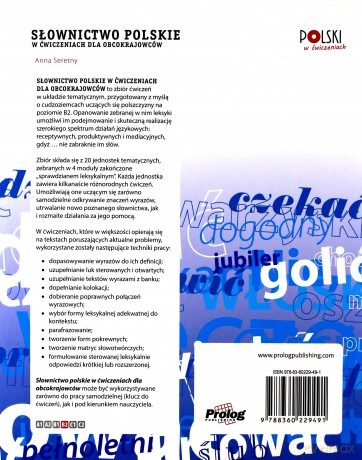 Słownictwo polskie w ćwiczeniach dla obcokrajowców - Anna Seretny [KSIĄŻKA]
