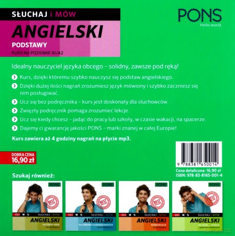 Słuchaj i mów. Angielski. Podstawy [KSIĄŻKA]