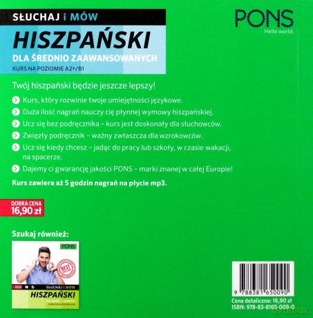 Słuchaj i mów. Hiszpański dla średniozaawansowanych [KSIĄŻKA]