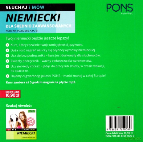 Słuchaj i mów. Niemiecki dla średniozaawanych [KSIĄŻKA]