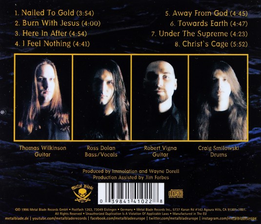 Immolation: Here In After [CD]