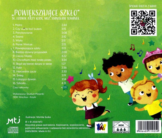 Studium Piosenki MDK - Krzyki: Ludwik Jerzy Kern: Powiększające Szkło [CD]