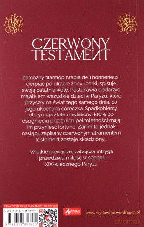 Czerwony testament (Tom 1) - Xavier De Montepin [KSIĄŻKA]