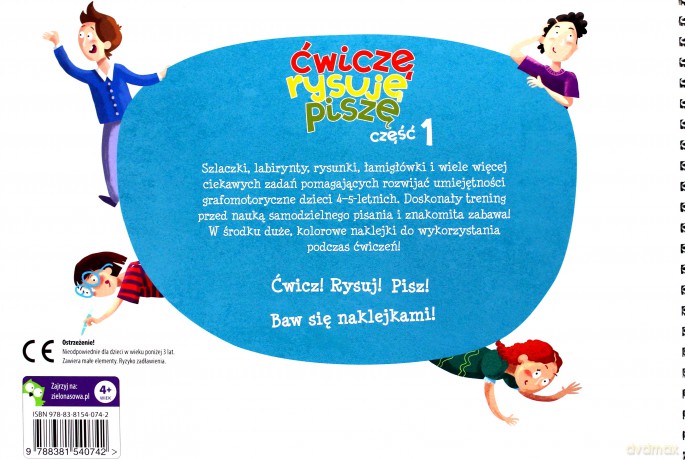 Ćwiczę rysuję piszę część 1 [KSIĄŻKA]