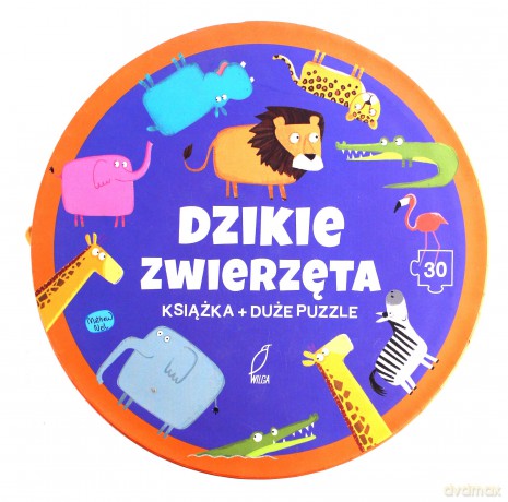 Dzikie zwierzęta. Książka z puzzlami w pudełku [KSIĄŻKA]