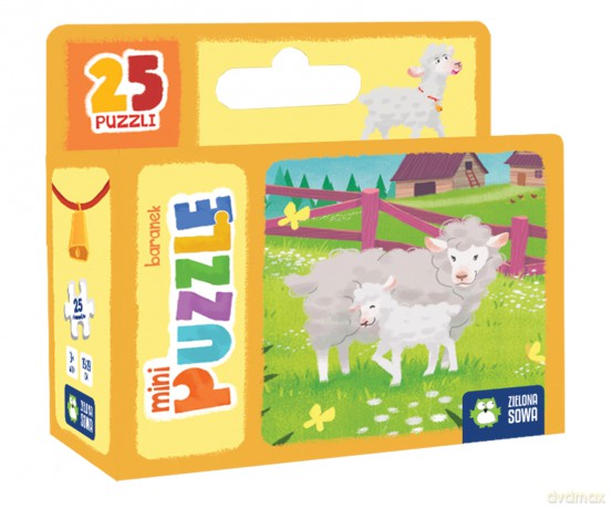 Mini puzzle 16 el. baranek [PUZZLE]