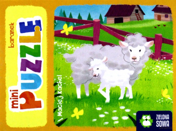 Mini puzzle 16 el. baranek [PUZZLE]