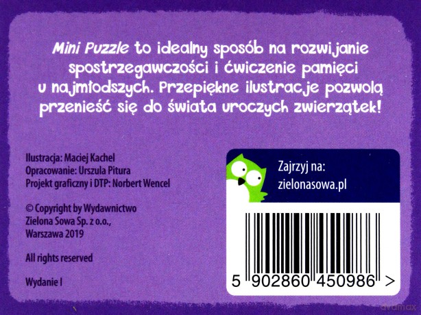 Mini puzzle 16 el. jelonek [PUZZLE]