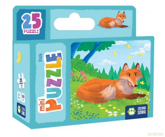 Mini puzzle 16 el. lisek [PUZZLE]