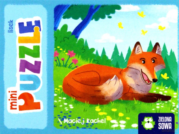 Mini puzzle 16 el. lisek [PUZZLE]