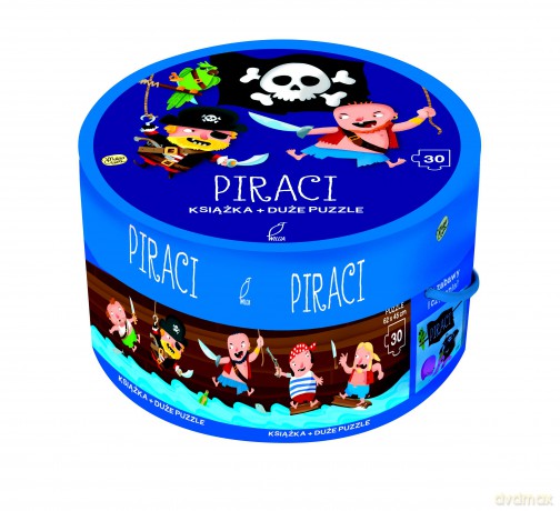 Piraci. Książka z puzzlami w pudełku [KSIĄŻKA]