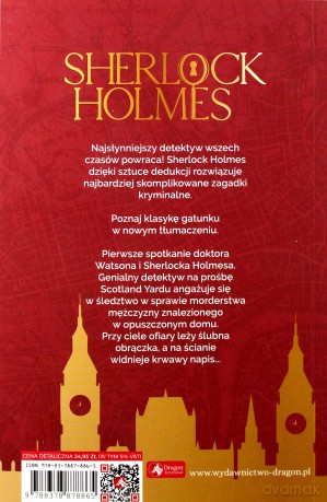 Studium w szkarłacie - Arthur Conan Doyle [KSIĄŻKA]
