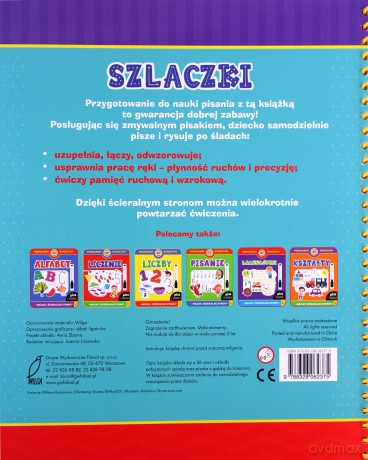 Szlaczki. Książka z pisakiem [KSIĄŻKA]