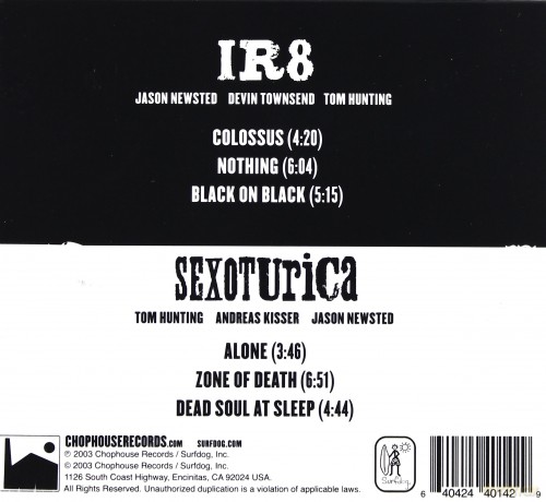 Ir8 Vs Sexoturica: Ir8 Vs Sexoturica (digipack) [CD]