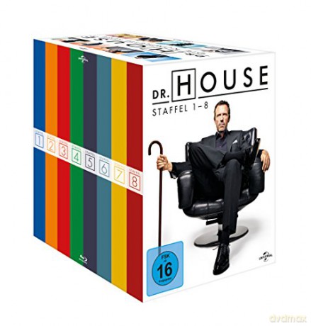 House M.D. Season 1-8 (Dr. House Sezon 1-8) [BOX] [39xBlu-Ray]