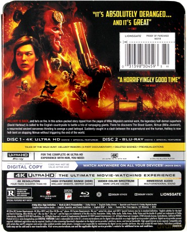 Hellboy [Blu-Ray 4K]+[Blu-Ray]