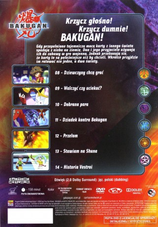 Bakugan cześć 2 odc. 8-14 [2DVD]