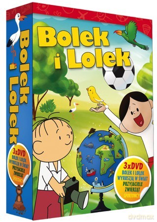 Bolek i Lolek: Wyruszają w świat / Przyjaciele zwierząt / Sportowcy [BOX] [3DVD]