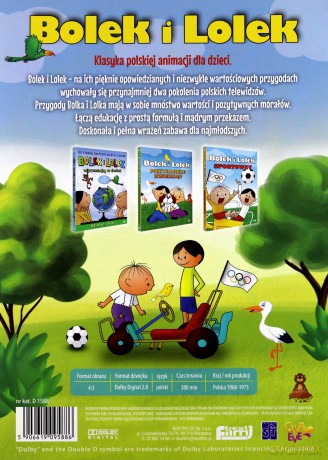 Bolek i Lolek: Wyruszają w świat / Przyjaciele zwierząt / Sportowcy [BOX] [3DVD]