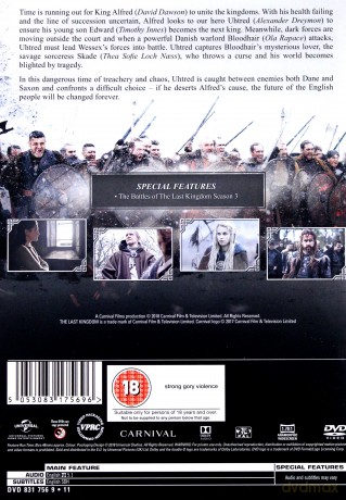 The Last Kingdom Season 3 (Upadek Królestwa Sezon 3) [BOX] [4DVD]