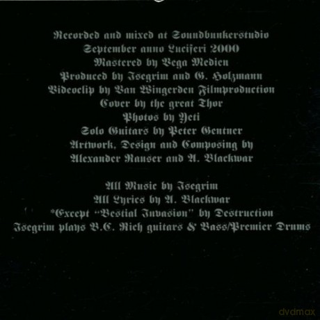 Isegrim: Gloria Deo Domino Inferi [CD]