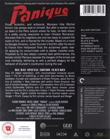 Panique (Panika) (1947) (Criterion Collection) [Blu-Ray]