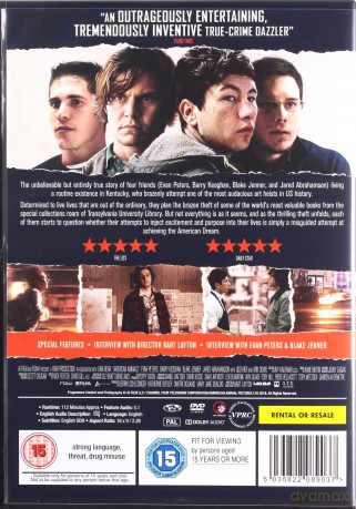 American Animals (Zwierzęta Ameryki) [DVD]