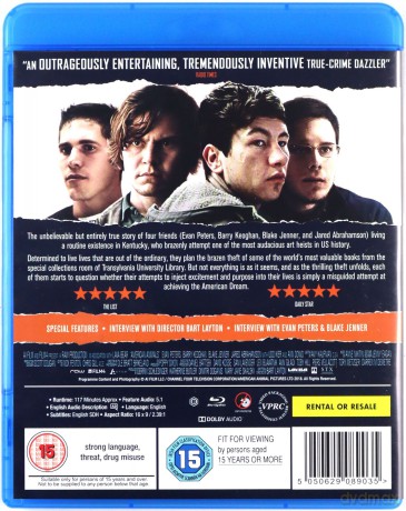 American Animals (Zwierzęta Ameryki) [Blu-Ray]