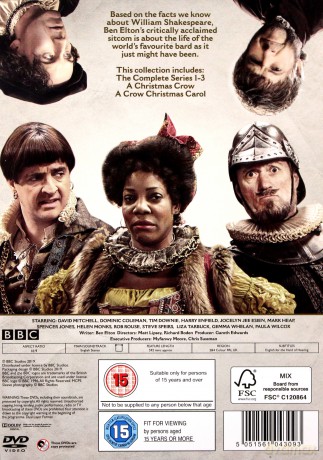 Upstart Crow Box Set (Season 1-3 + Xmas Specials 2017 & 2018) [DVD]