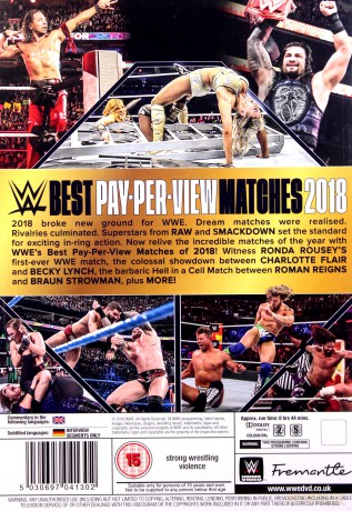 WWE: Best Ppv Matches 2018 [3DVD]