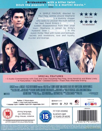 A Simple Favour (Zwyczajna Przysługa) [Blu-Ray]