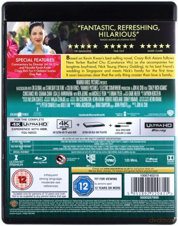 Crazy Rich Asians (Bajecznie bogaci Azjaci) [Blu-Ray 4K]+[Blu-Ray]