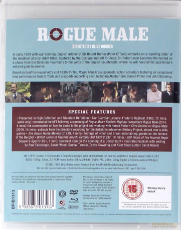 Rogue Male (Polowanie na człowieka) [2xBlu-Ray]+[DVD]