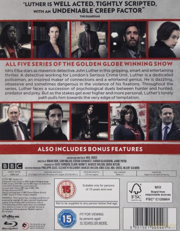 Luther Season 1-5 [Blu-Ray]