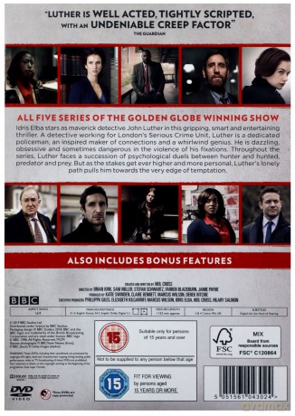 Luther Season 1-5 [DVD]