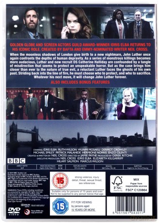 Luther Season 1-5 [DVD]