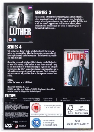 Luther Season 1-5 [DVD]