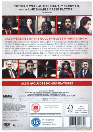 Luther Season 1-5 [DVD]