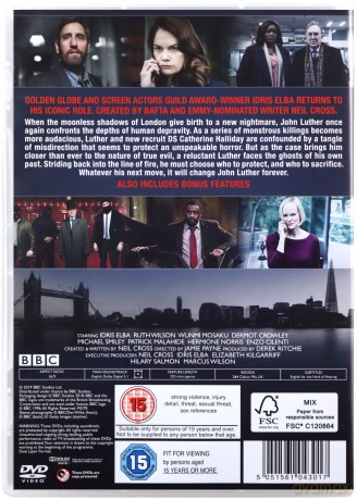 Luther Season 1-5 [DVD]