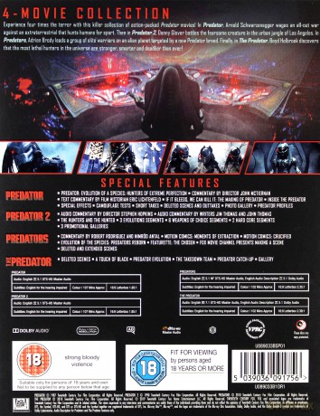 Predator 1-4 [4xBlu-Ray]