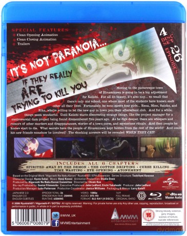 When They Cry Season 1 [4xBlu-Ray]