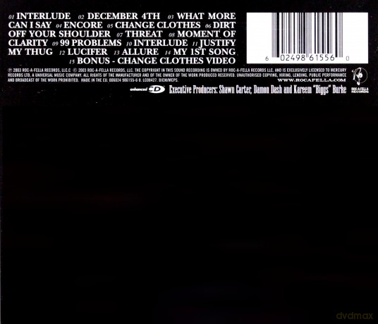 Jay Z: The Black Album [CD]