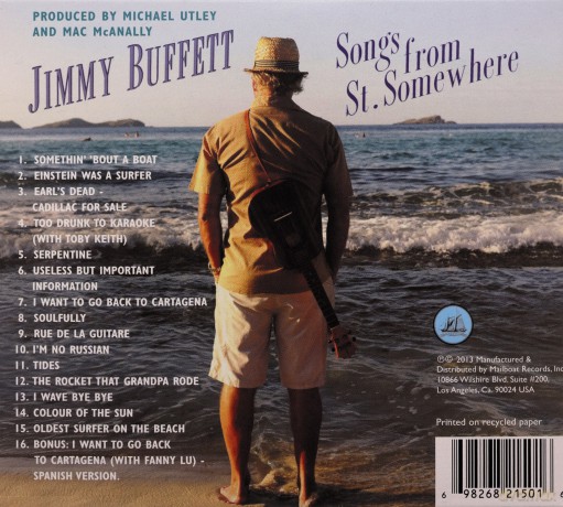 Jimmy Buffett: Songs From St. Somewhere [CD]